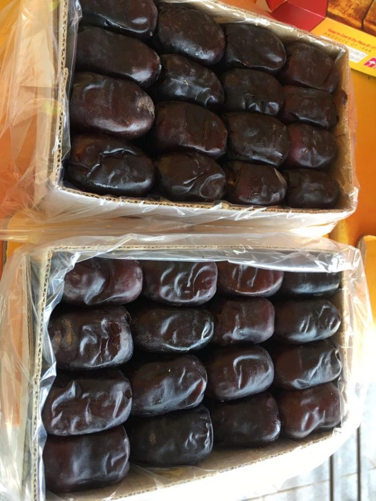 Dates in the boxes